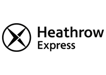 Heathrow Express logo.